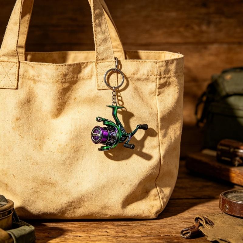 195C Fishing Reel Keychain Cha - Reel Bag recension och pris