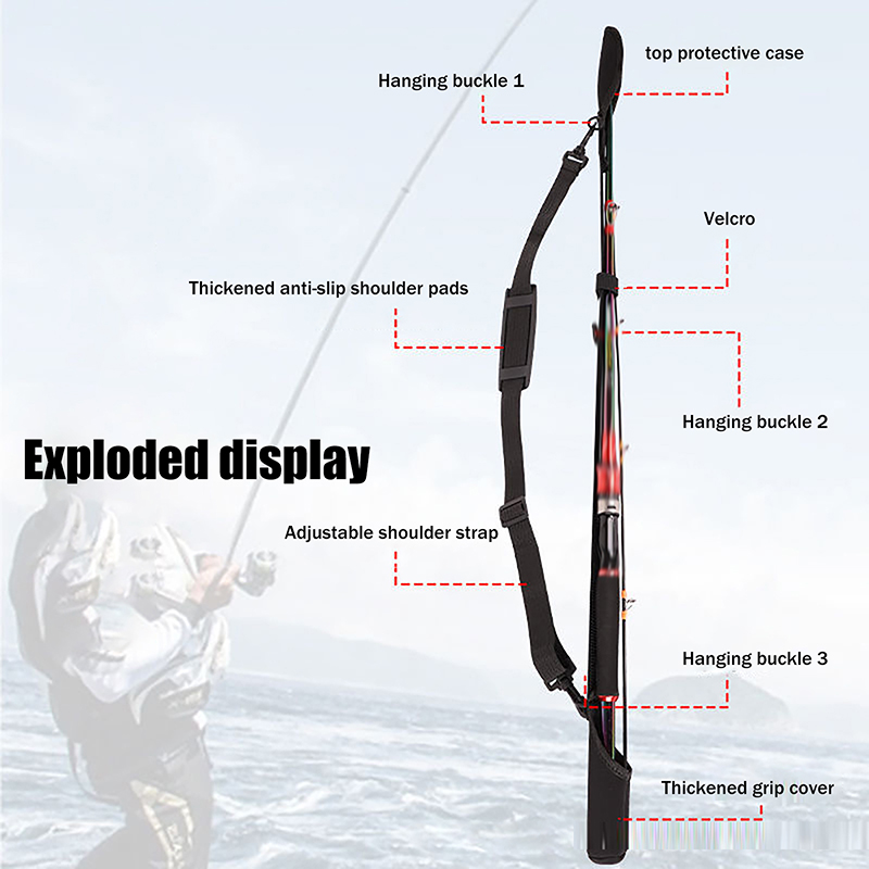 Adjustable Fishing Rod Storage - Reel Bag recension och pris