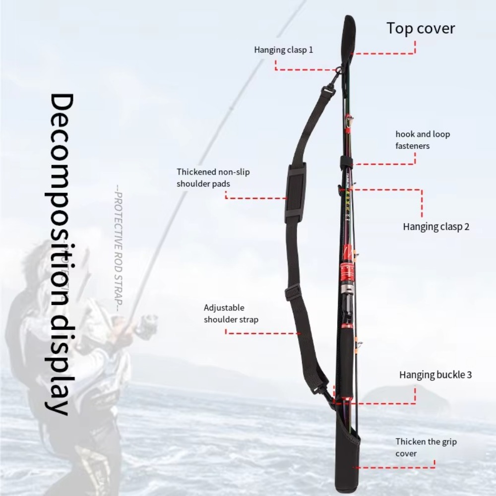 Adjustable Fishing Rod Storage - Reel Bag recension och pris