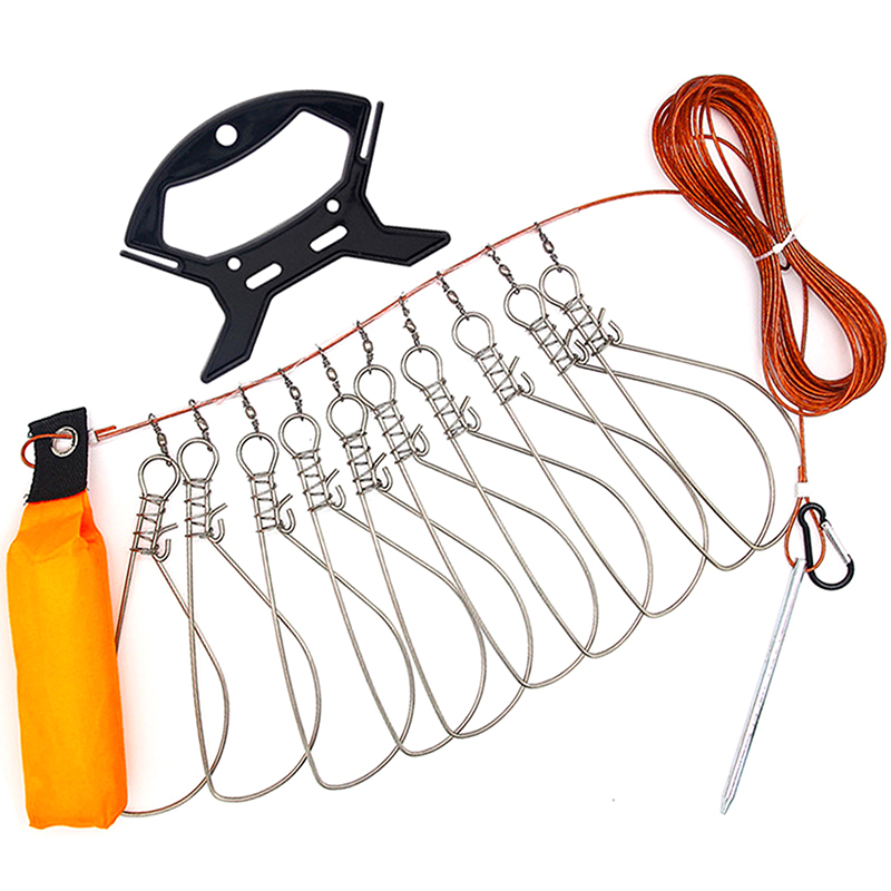 New 5-snap Float Fish Stringer - Conventional Reel recension och pris