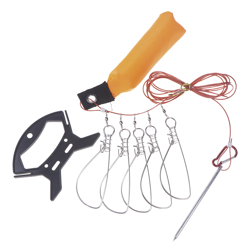 New 5-snap Float Fish Stringer - Conventional Reel recension och pris