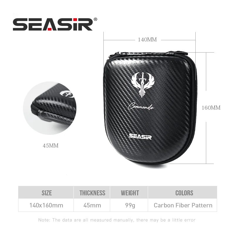 SEASIR Commando Carbon Fiber P - Spincast Reel recension och pris