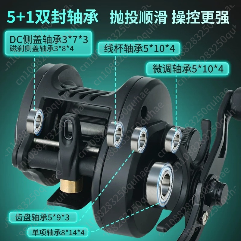 Micro Lure DC Reel, Dual-Use D - Baitcasting Reel recension och pris