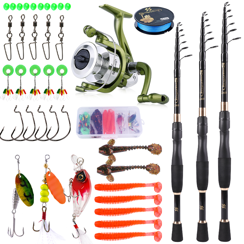 Sougayilang Telescopic Fishing - Spincast Reel recension och pris