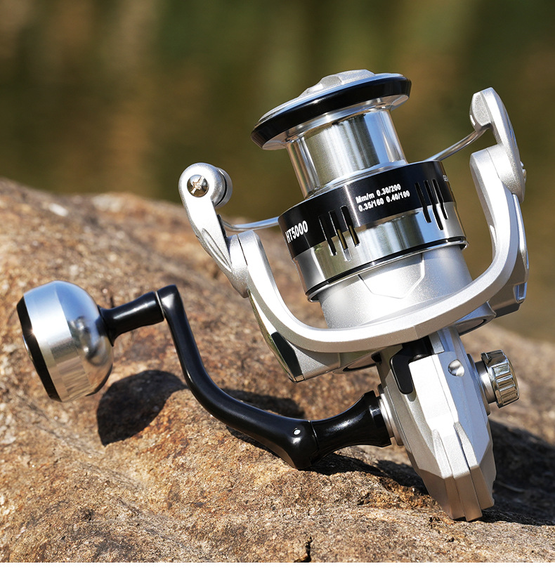 Silver Fishing Reel Spinning U - Reel Drag Knob recension och pris
