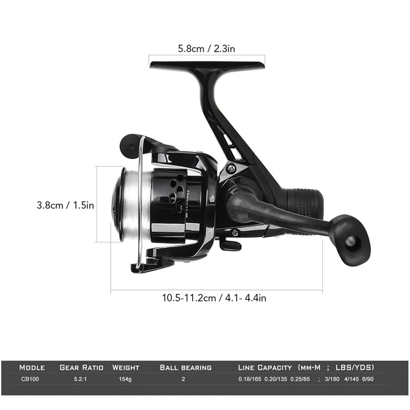 BRAVMAK 2.1/ 2.3 mTelescopic F - Reel Cover recension och pris